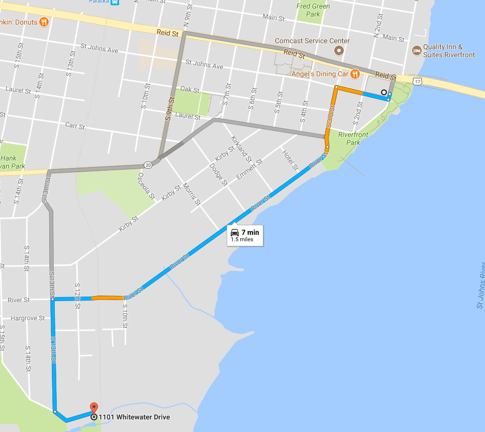 Directions to Waterworks