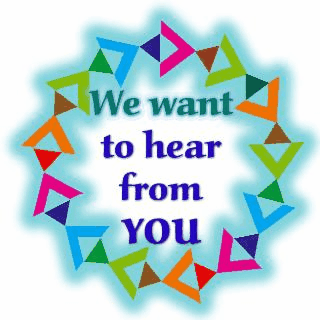 We want to hear from you