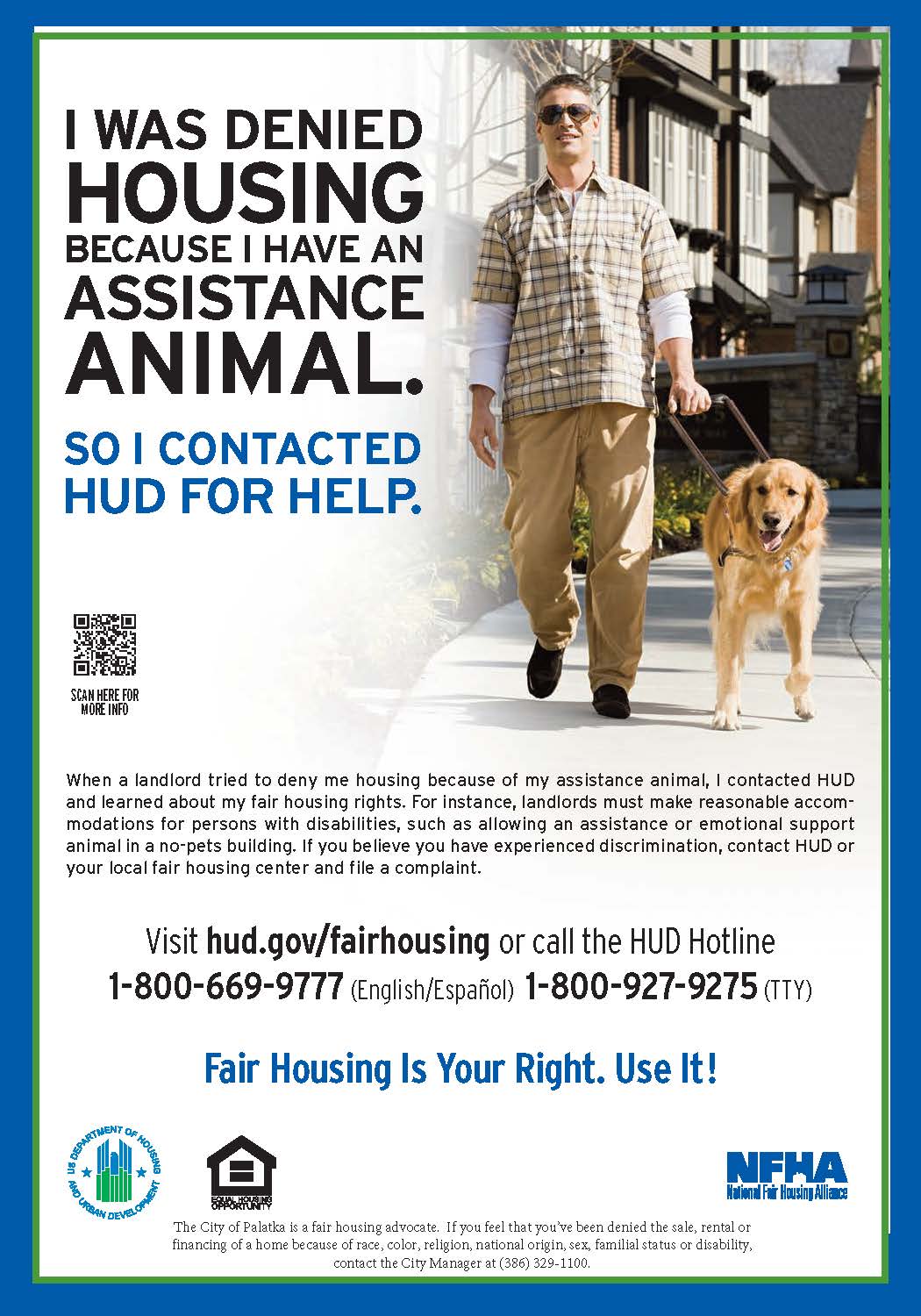Fair Housing Flier FLIER addressing landlord obligations