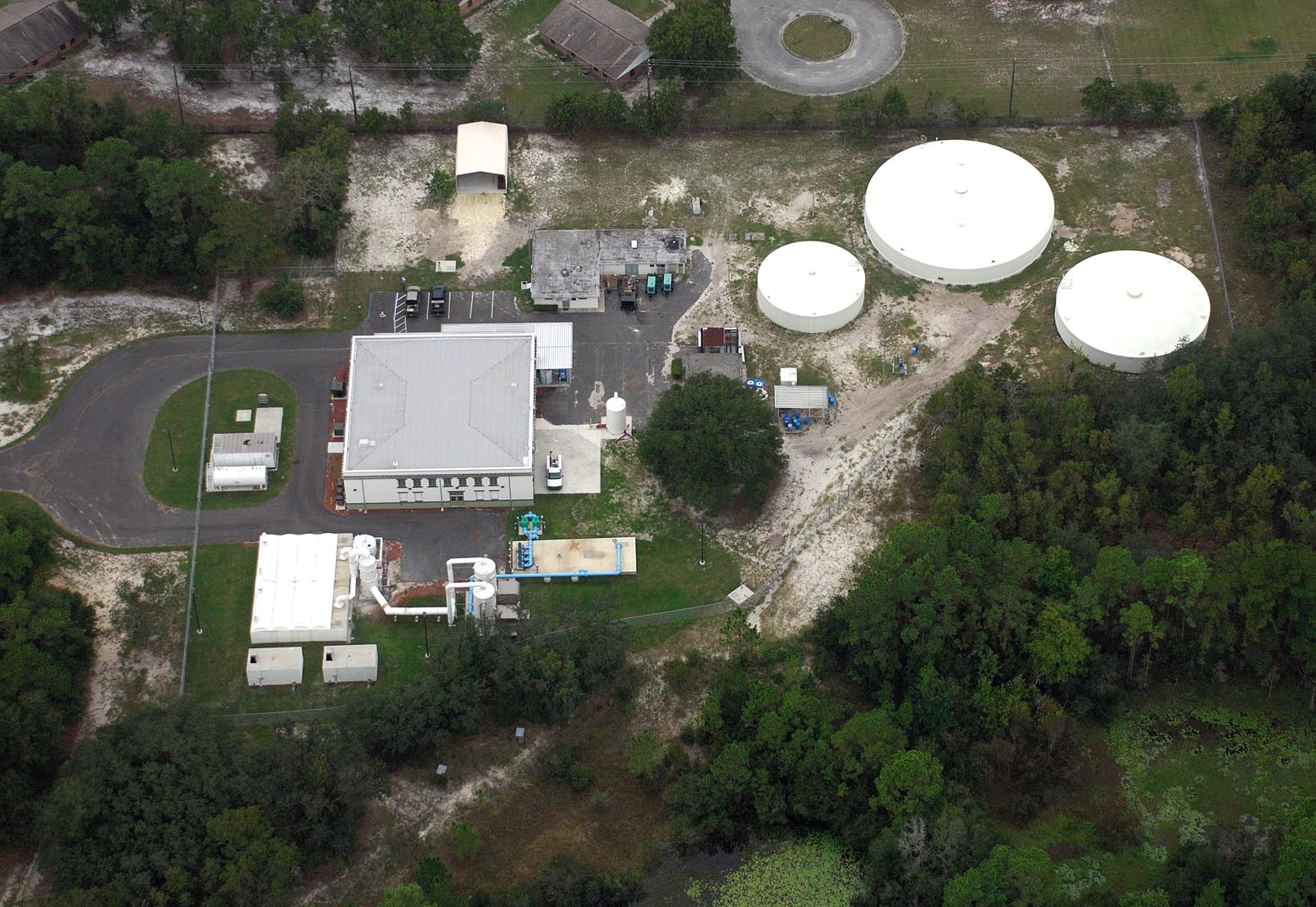 RC Willis Water Treatment Plant Aerial
