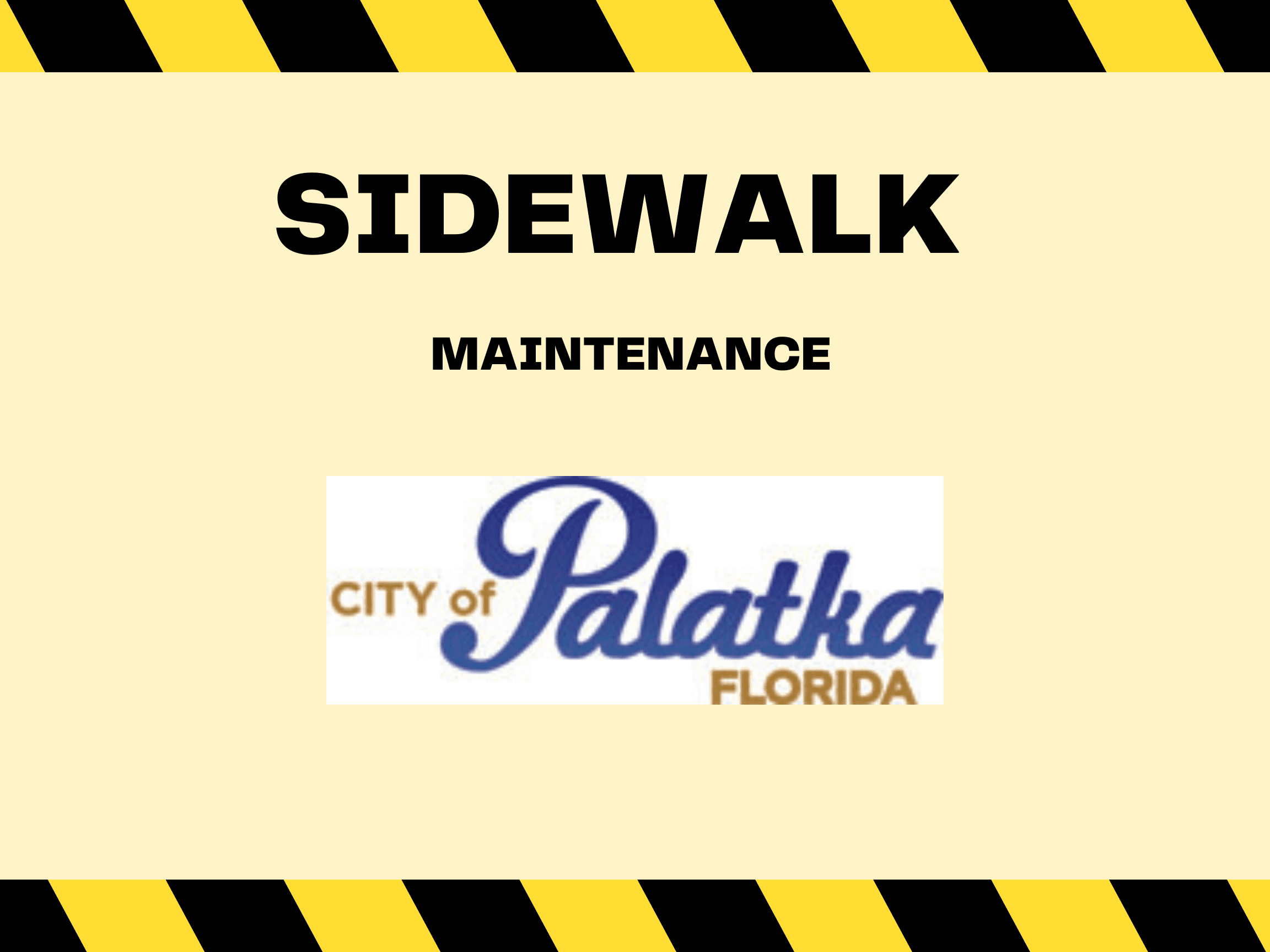 Soft Yellow Illustration Construction Yard Sign