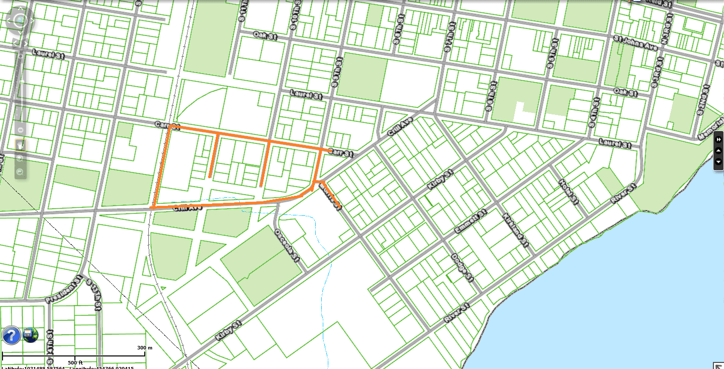 Affected areas of Boil Water Notice (Crill) 