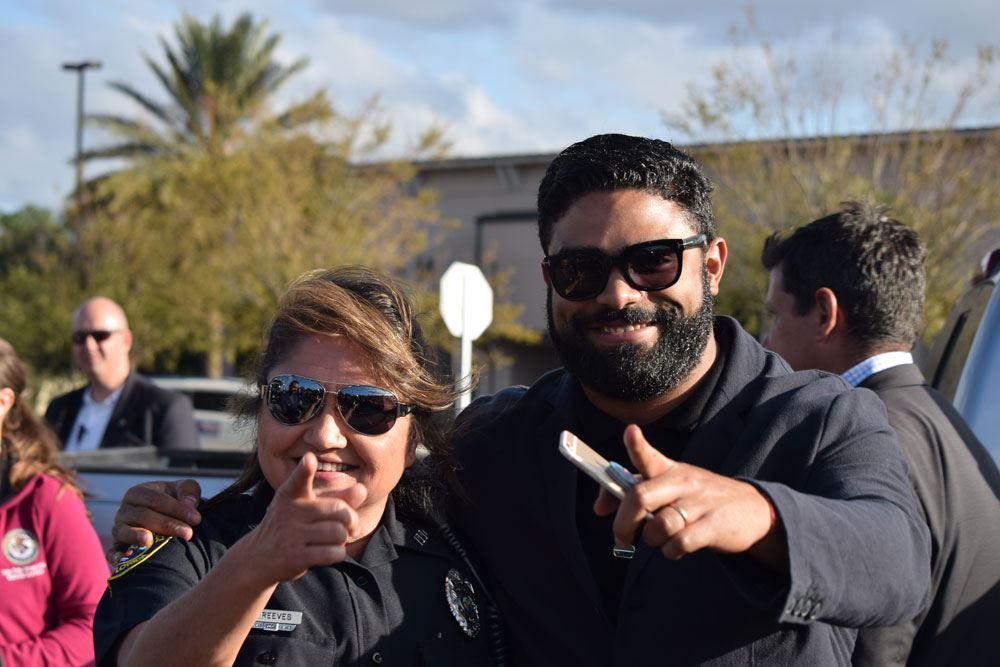 Everything went smooth during former President Bill Clinton's visits